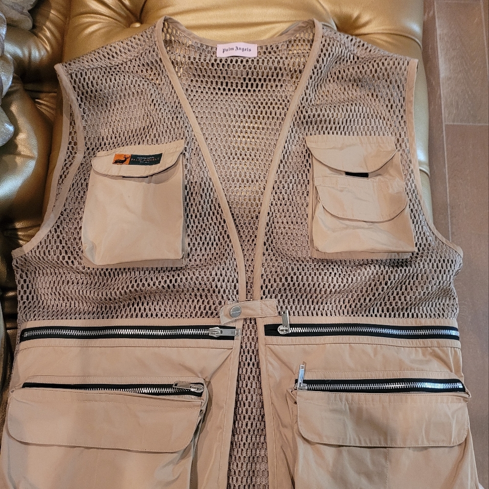 Palm Angels Vest, size M, Tan
